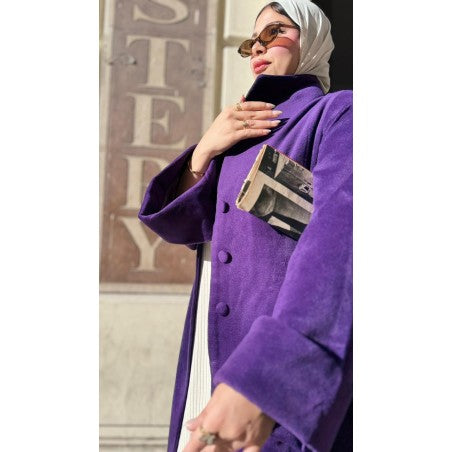THE TULIP VELVET COAT