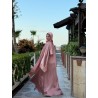 PINK ZARA SATIN DRESS