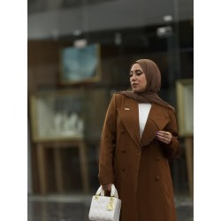 LONG BROWN BLAZER