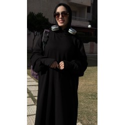 THE LONG BLACK HOODIE