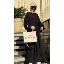 LINEN HIJABI DRESS