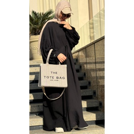 LINEN HIJABI DRESS