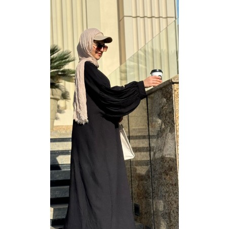 LINEN HIJABI DRESS