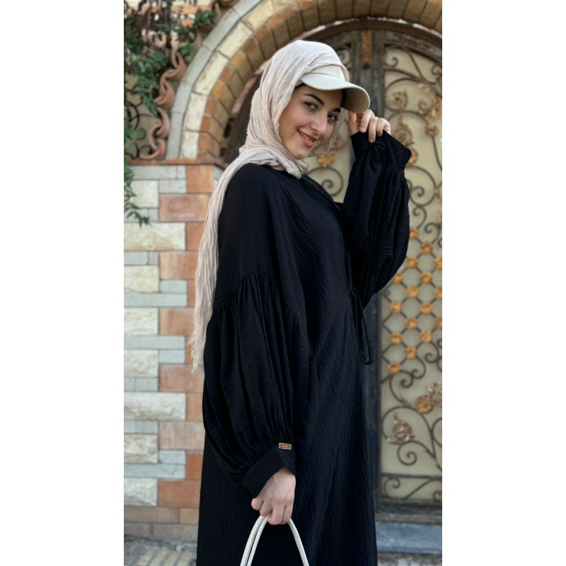 LINEN HIJABI DRESS