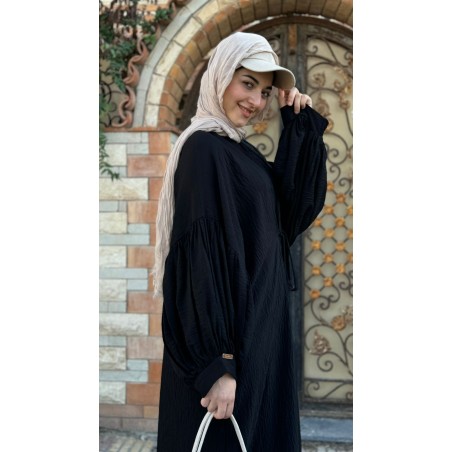 LINEN HIJABI DRESS