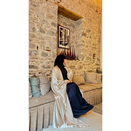 GOLDEN OPEN ABAYA